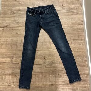 Vintage Diesel Men Jeans Sleenker 1979 Blue Denim Mid Rise Slim Leg Size 28/32